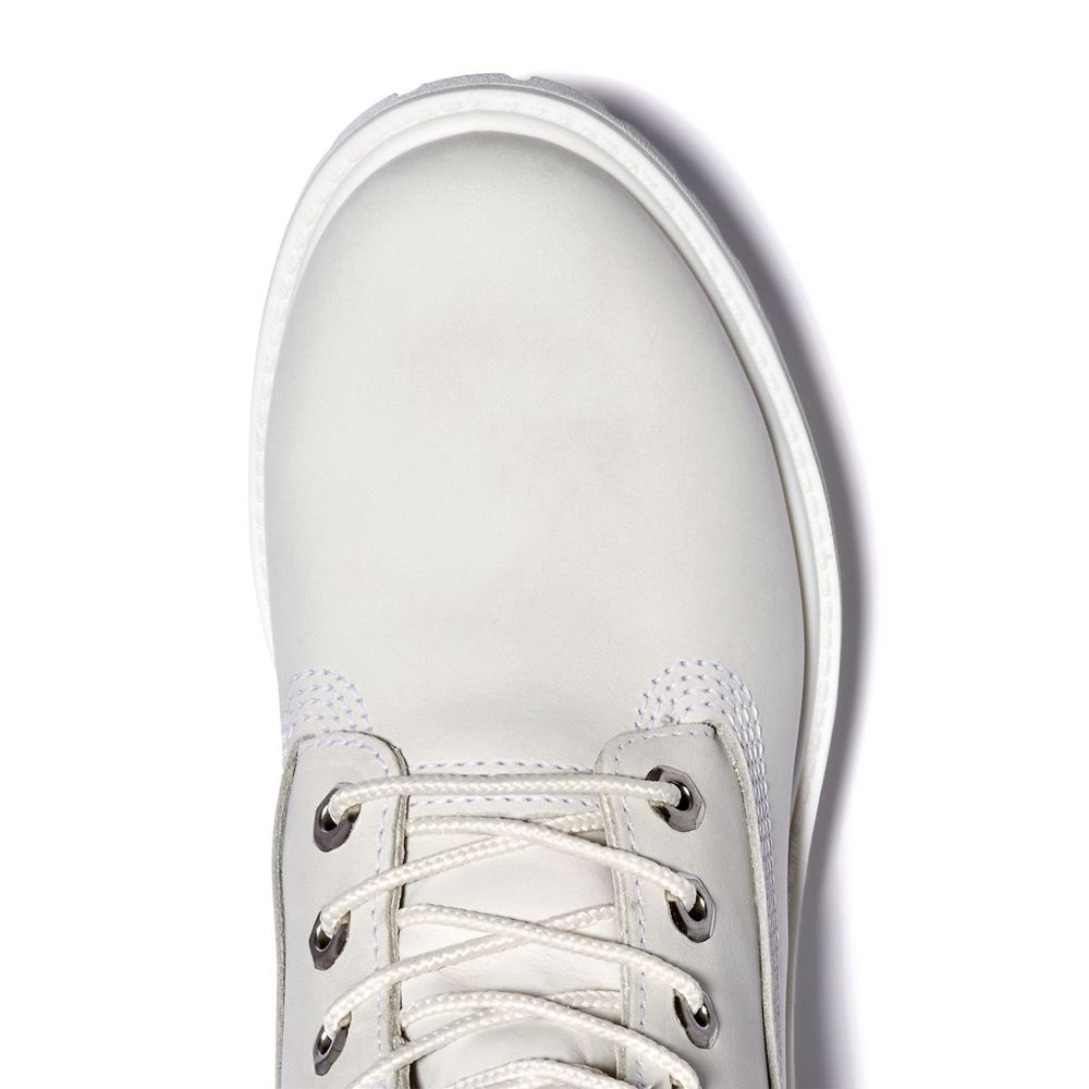 Botas Feminino - Timberland 6-Inch Premium Impermeavel - VGYUQ5624 - Branco